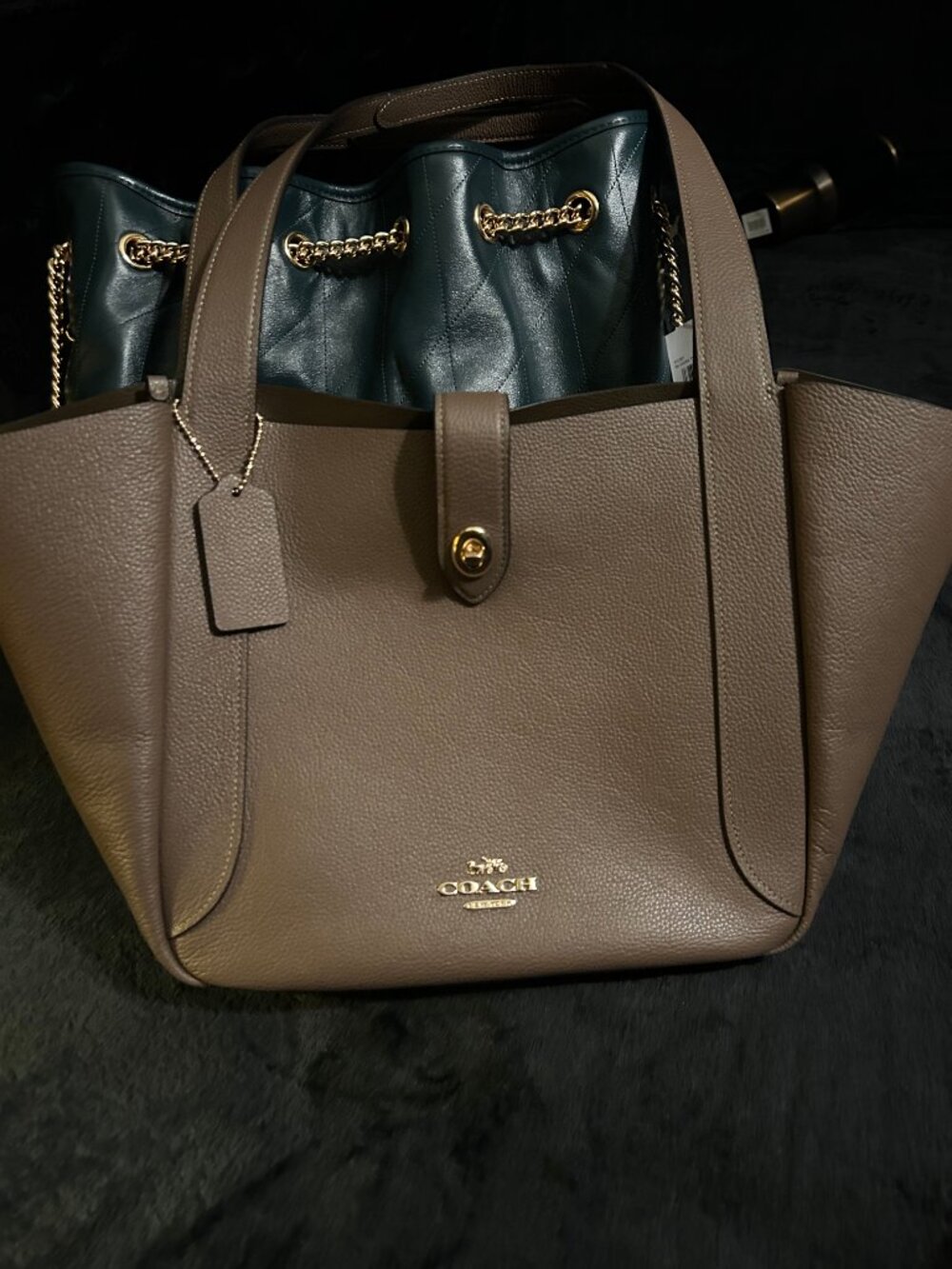 Coach Outlet Hadley Turnlock Tote Bag - Picture 5 of 5